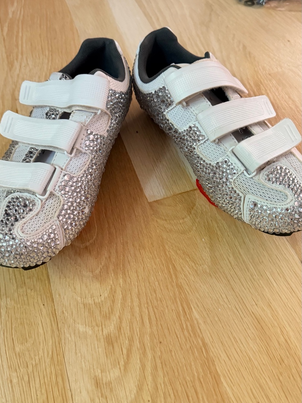 Peloton or Spin Bike Shoes Bedazzled